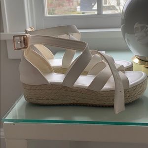 White Platform Sandals